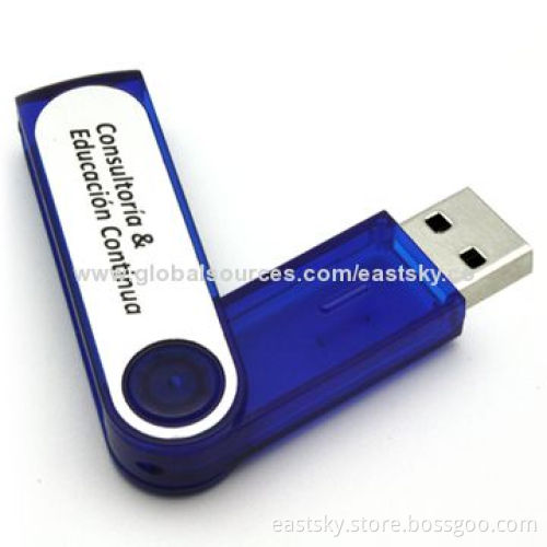 Swivel Style USB Drive, Wholesale, Capless Swivel Twist, Two-year WarrantyNew